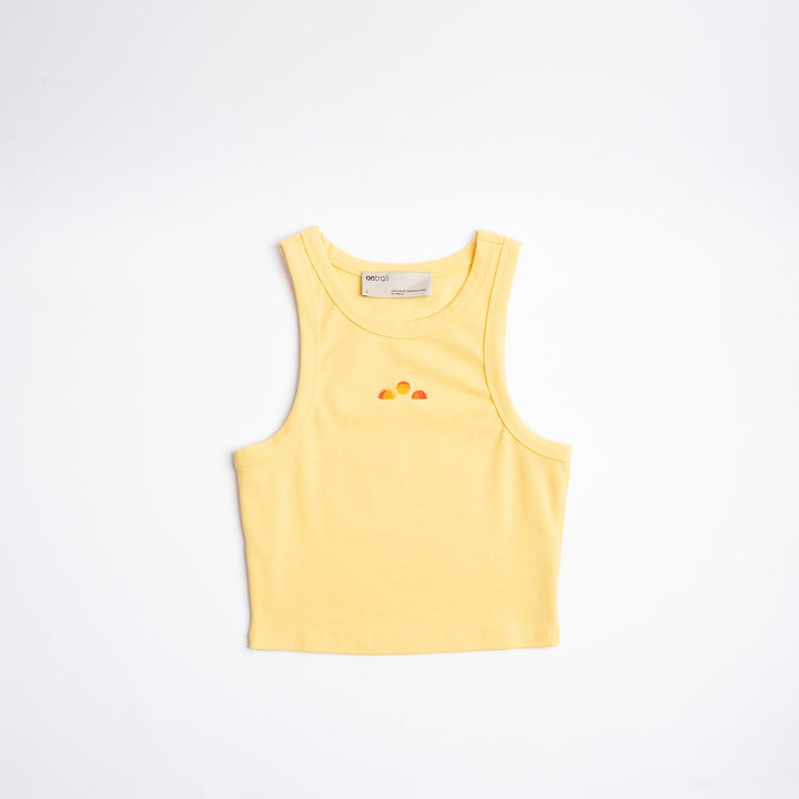 Sunset Dreams Crop Top - Sarı