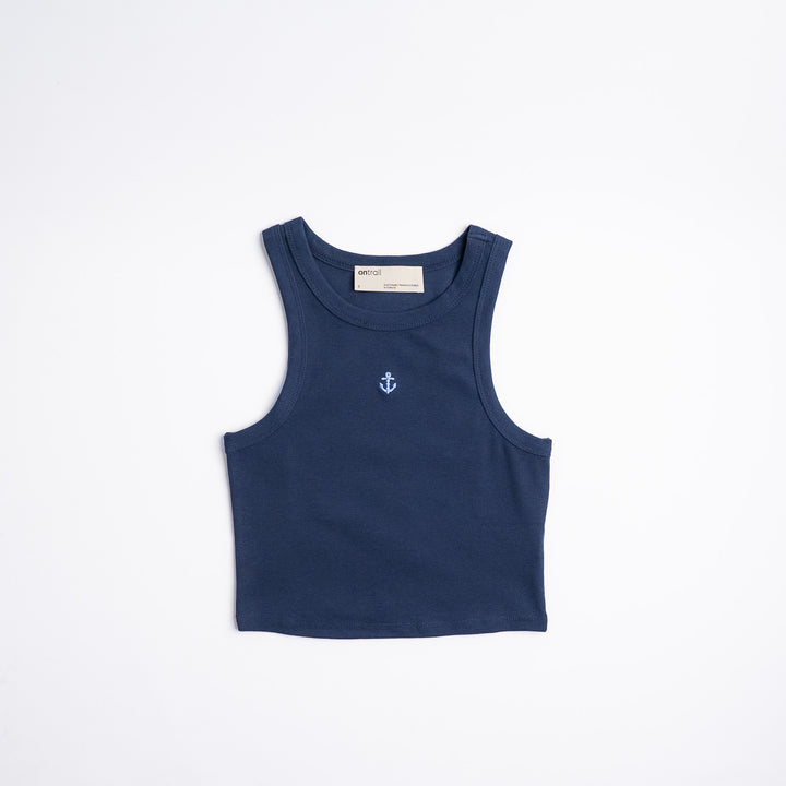 Anchor Crop Top - Lacivert