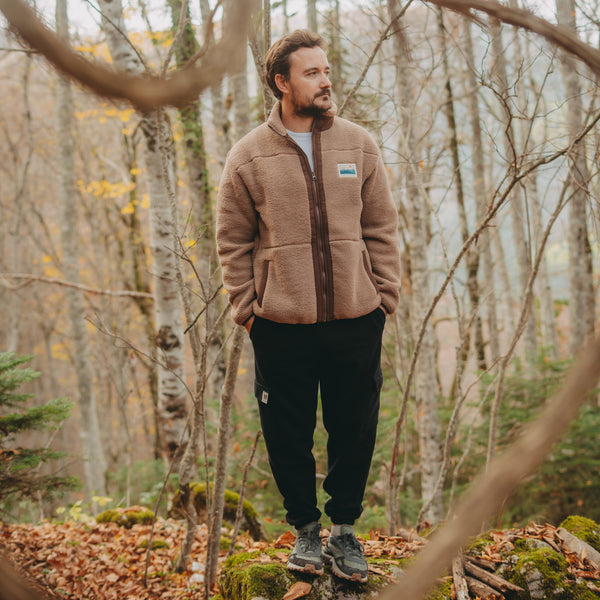 Fermuarlı Sherpa Polar - Kahve Fermuarlı Sherpa Polar - Kahve