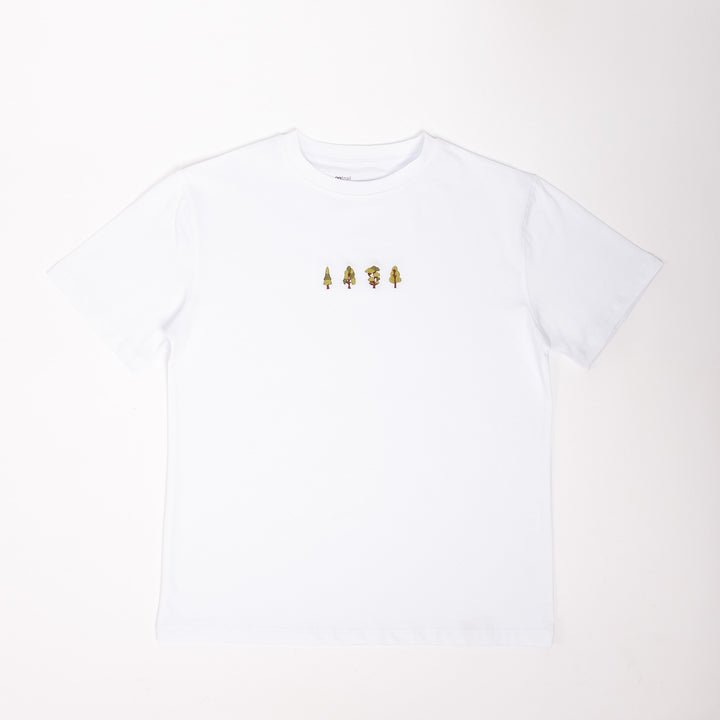 Enchanted Forest Tshirt - Beyaz