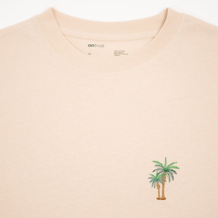 Palm Tshirt - Antik Bej