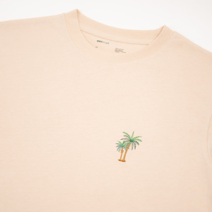 Palm Tshirt - Antik Bej