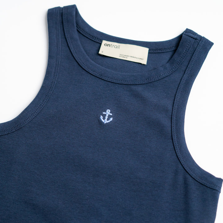 Anchor Crop Top - Lacivert