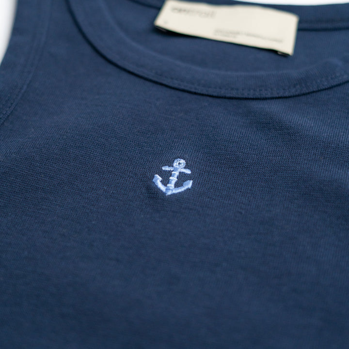 Anchor Crop Top - Lacivert
