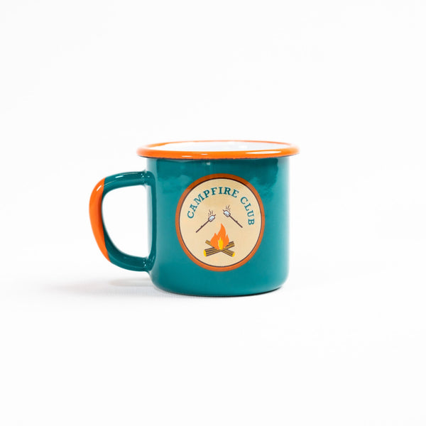 Campfire Club - Turkuaz Emaye Kupa Campfire Club - Turkuaz Emaye Kupa
