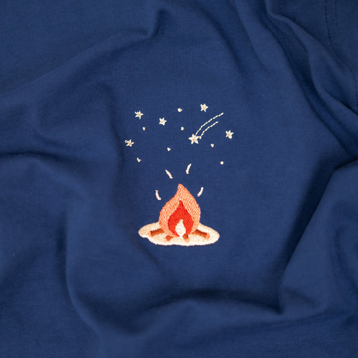 Shooting Stars Tshirt - Alacakaranlık Mavisi