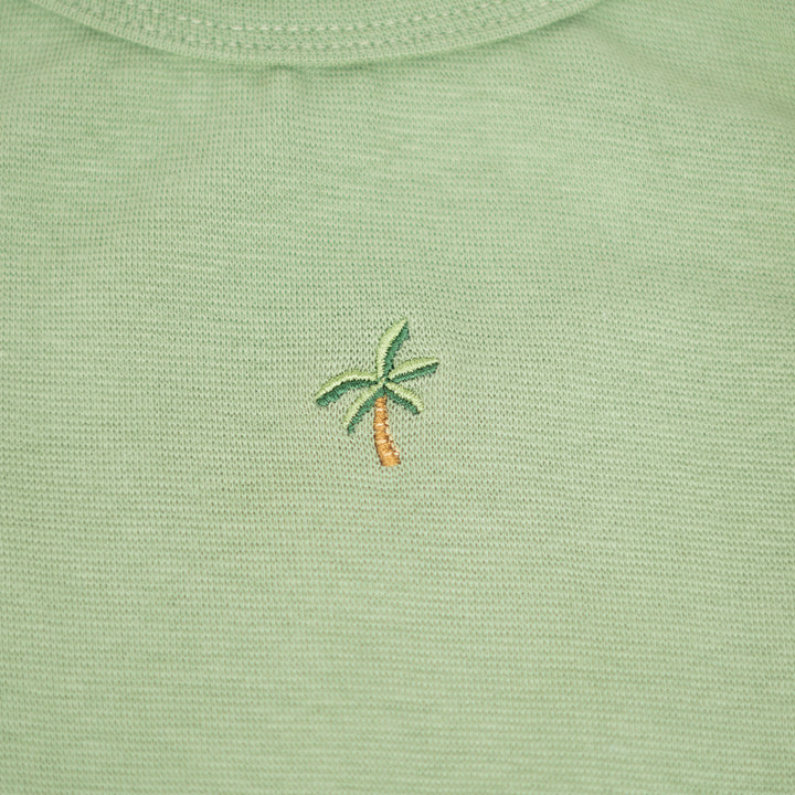 Palm Crop Top - Matcha