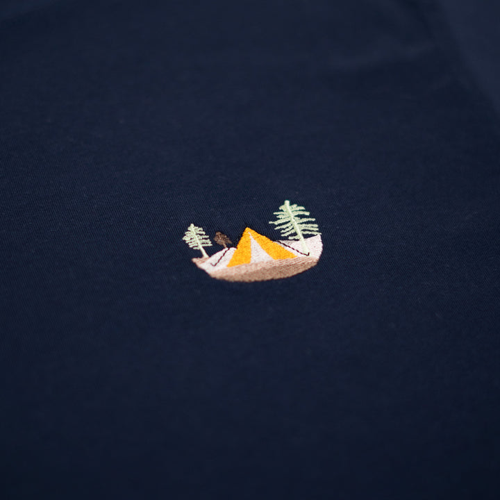 Camp Night Tshirt - Gece Mavisi