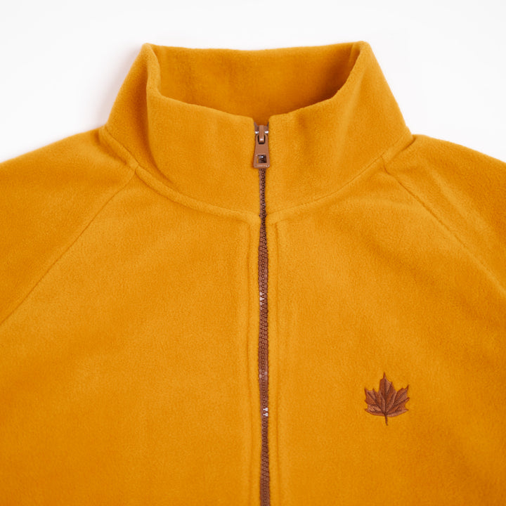 Fall Fermuarlı Polar - Sonbahar Sarısı