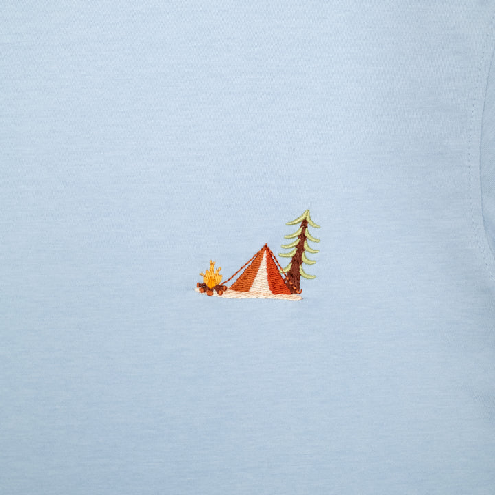 Camp Life Tshirt - Gökyüzü Mavisi