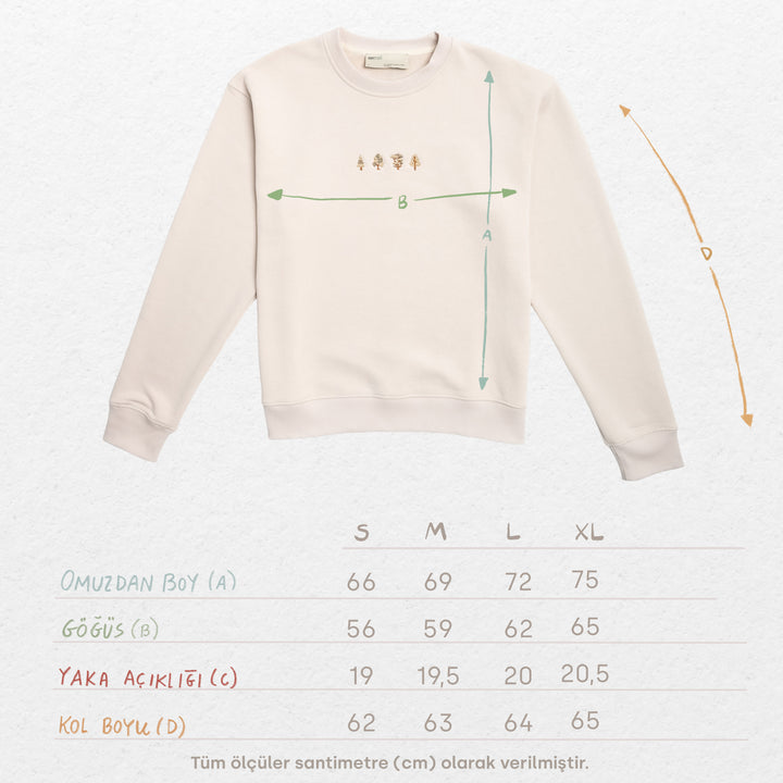 Enchanted Forest Sweatshirt - Antik Bej