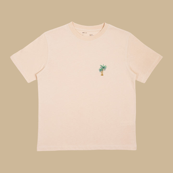 Palm Tshirt - Antik Bej