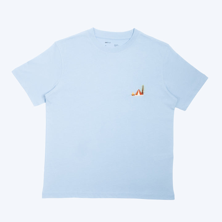 Camp Life Tshirt - Gökyüzü Mavisi