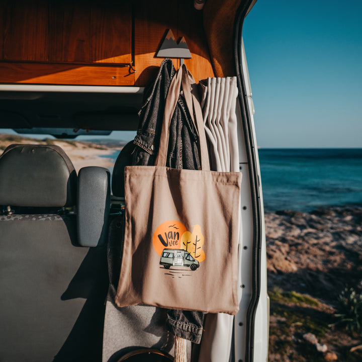 Van Life Kanvas Çanta - Bej