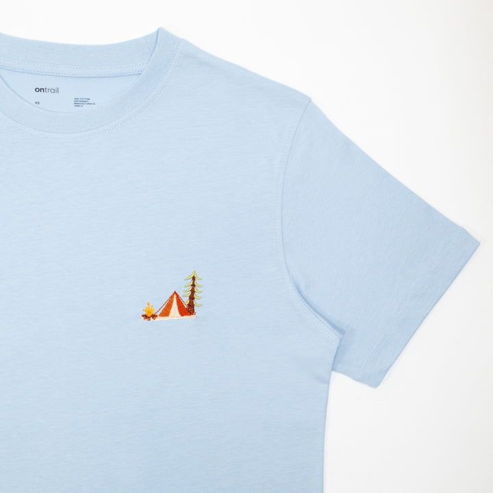 Camp Life Tshirt - Gökyüzü Mavisi
