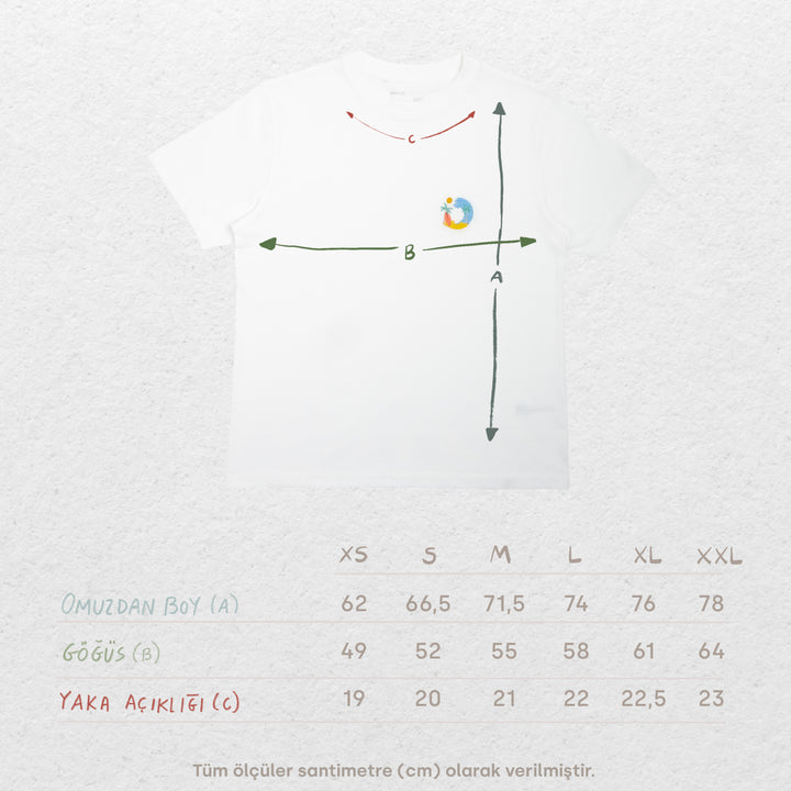 Tropical Dreams Tshirt - Beyaz