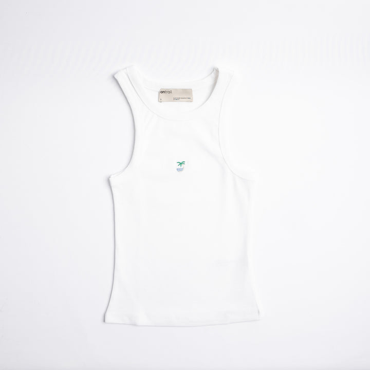 Tropical Dreams Top - Beyaz