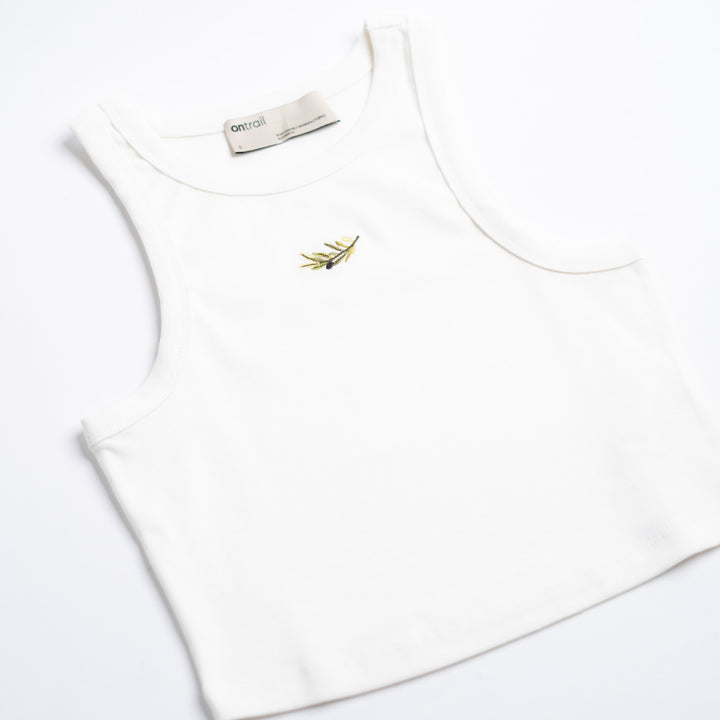 Ayvalık Crop Top - Beyaz