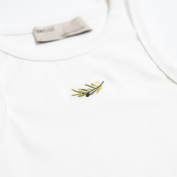 Ayvalık Crop Top - Beyaz