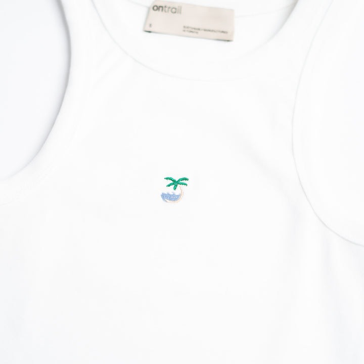 Tropical Dreams Top - Beyaz