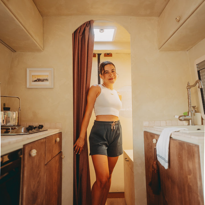 Ayvalık Crop Top - Beyaz