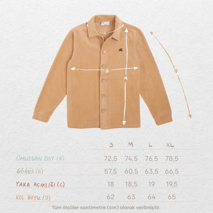 Mountain Polar Ceket - Taba