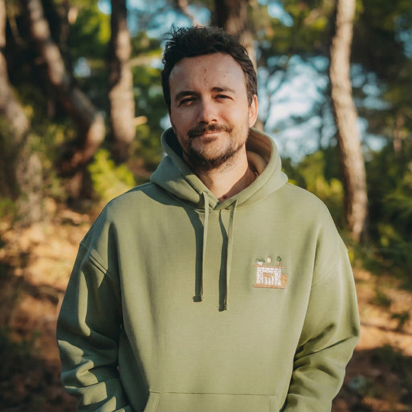 Fireplace Hoodie - Zeytin Yeşili Fireplace Hoodie - Zeytin Yeşili