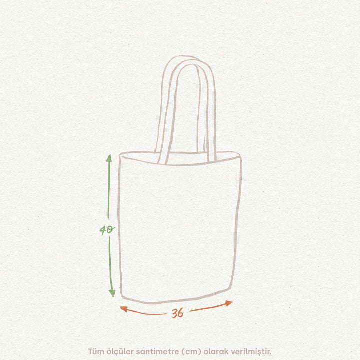 Van Life Kanvas Çanta - Bej