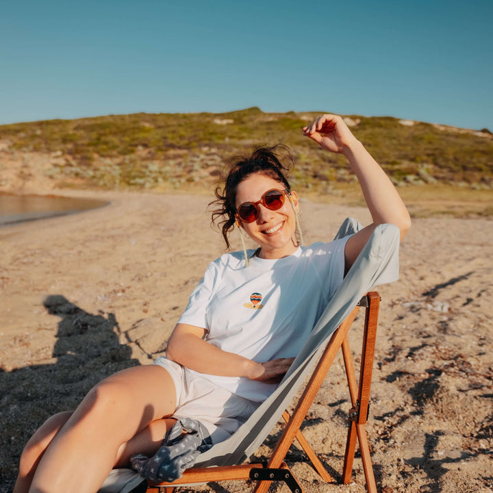 Kapadokya Tshirt - Antik Beyaz