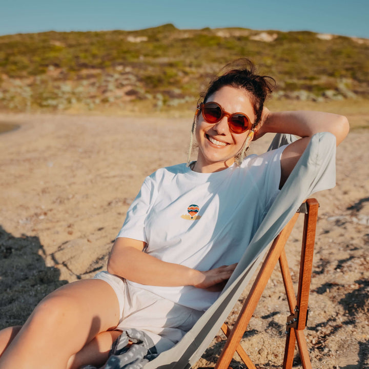 Kapadokya Tshirt - Antik Beyaz