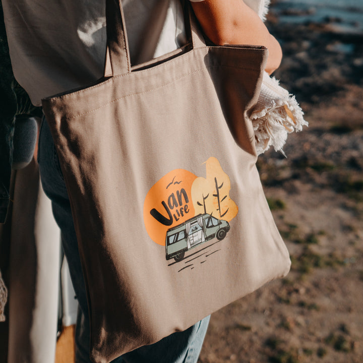 Van Life Kanvas Çanta - Bej