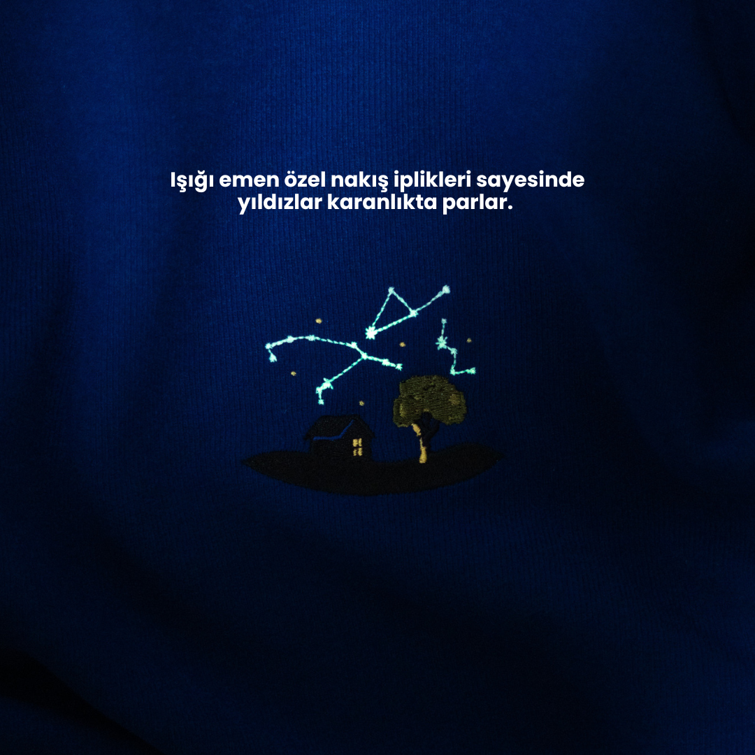 Star Trail Sweatshirt - Mavi