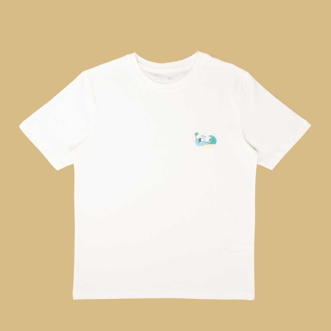 Island Life Tshirt - Antik Beyaz
