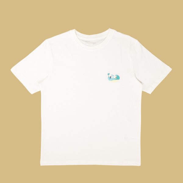 Island Life Tshirt - Antik Beyaz