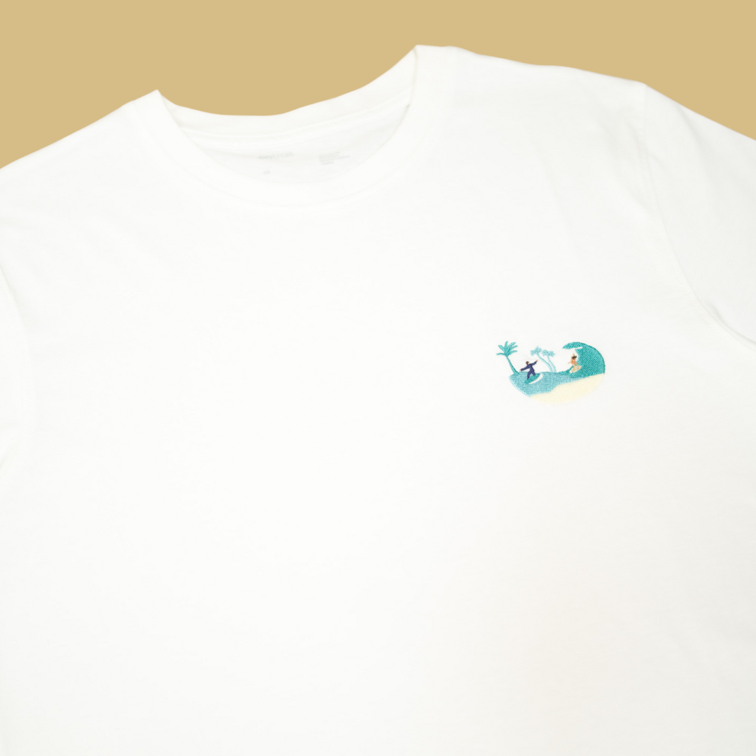 Island Life Tshirt - Antik Beyaz