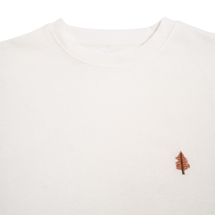 Mini Pine Tshirt - Antik Beyaz