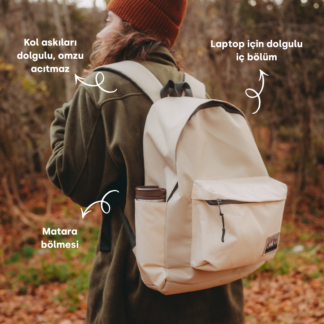 Cozy Outdoors Sırt Çantası - Bej