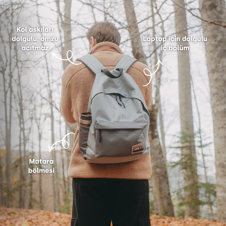 Cozy Outdoors Sırt Çantası - Gri