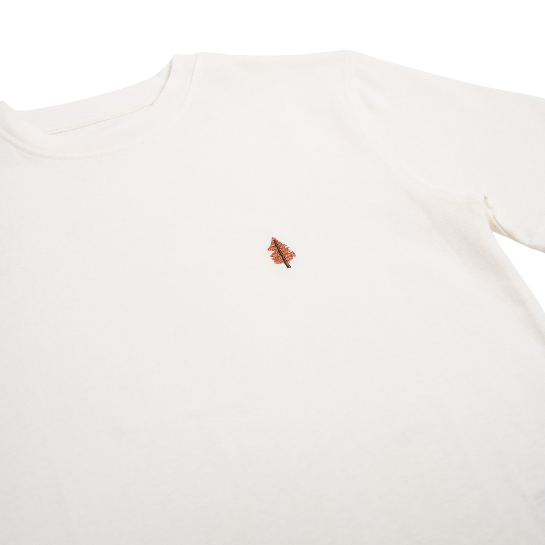Mini Pine Tshirt - Antik Beyaz