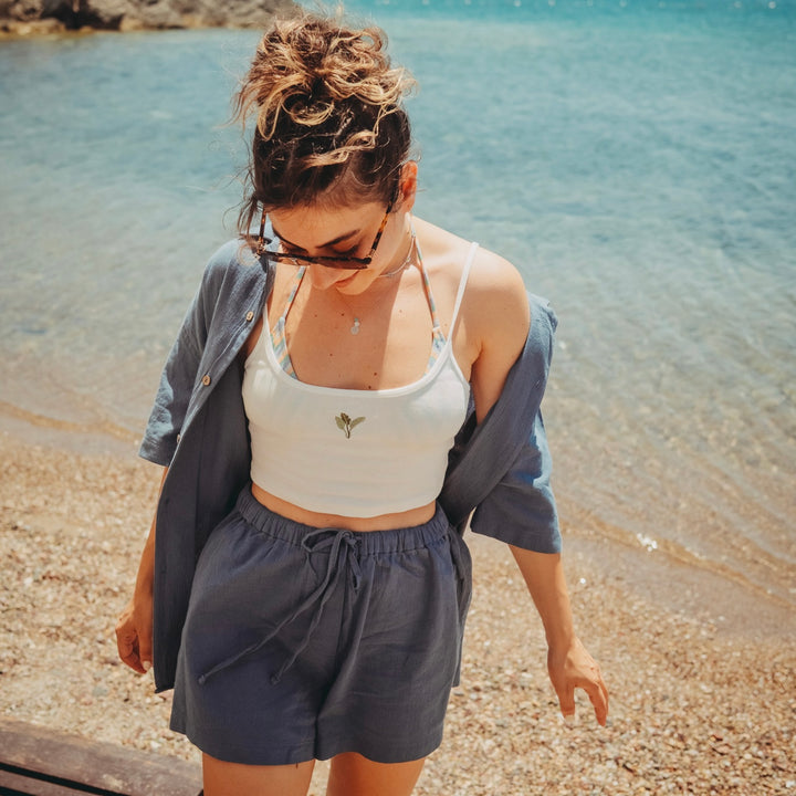 Banana Leaf Bra - Beyaz