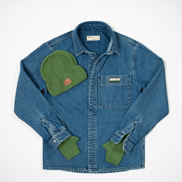 Explorer Denim Ceket - Mavi