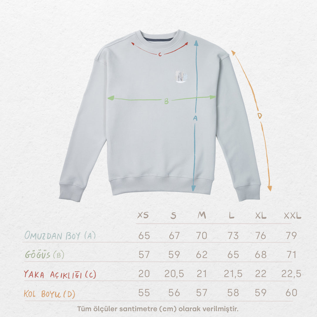 Winter Forest Sweatshirt - Buzul Grisi