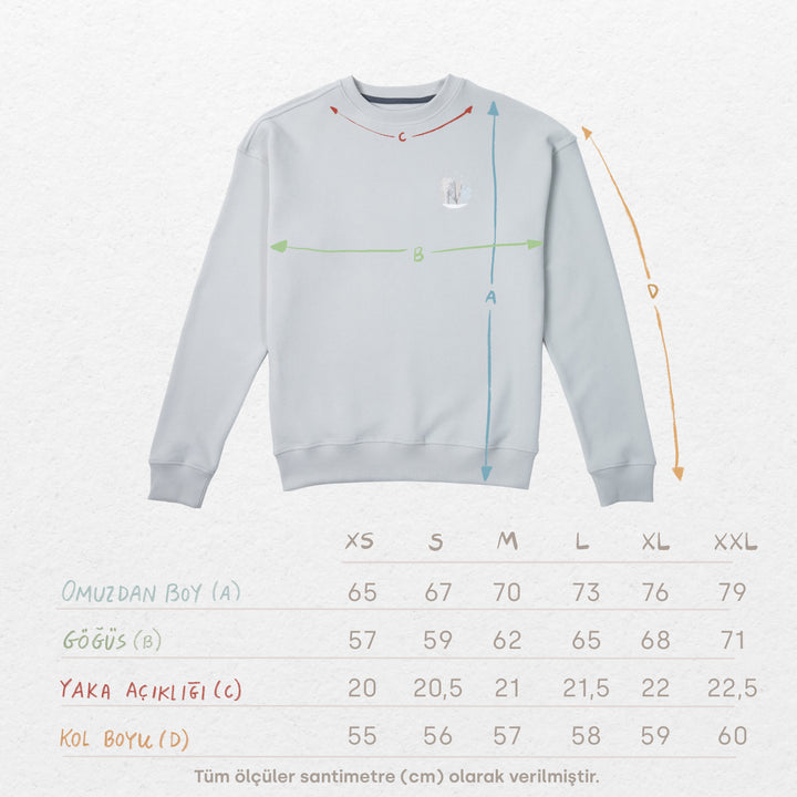 Winter Forest Sweatshirt - Buzul Grisi