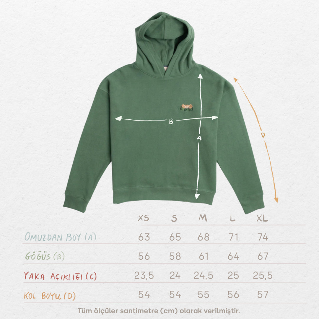 Karadeniz Hoodie - Yeşil