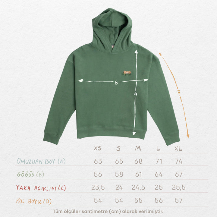 Karadeniz Hoodie - Yeşil