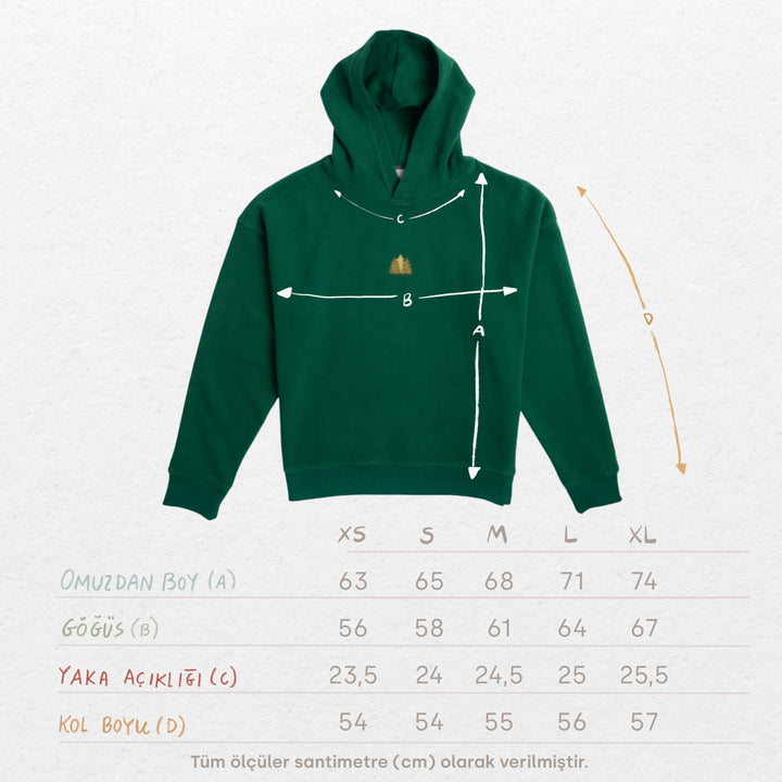 Old Pines Hoodie - Orman Yeşili