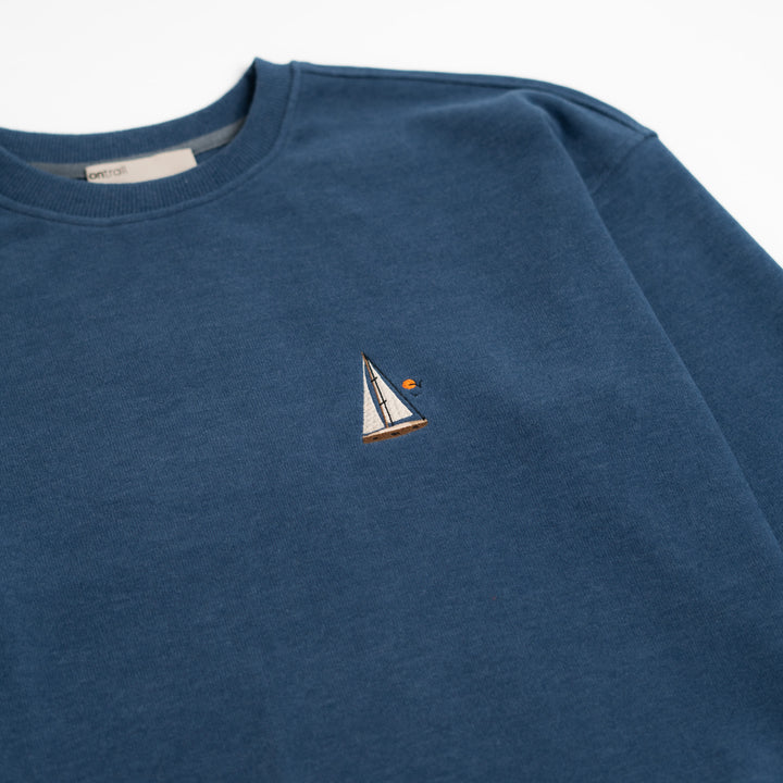 Boat Life Sweatshirt - Indigo Mavi