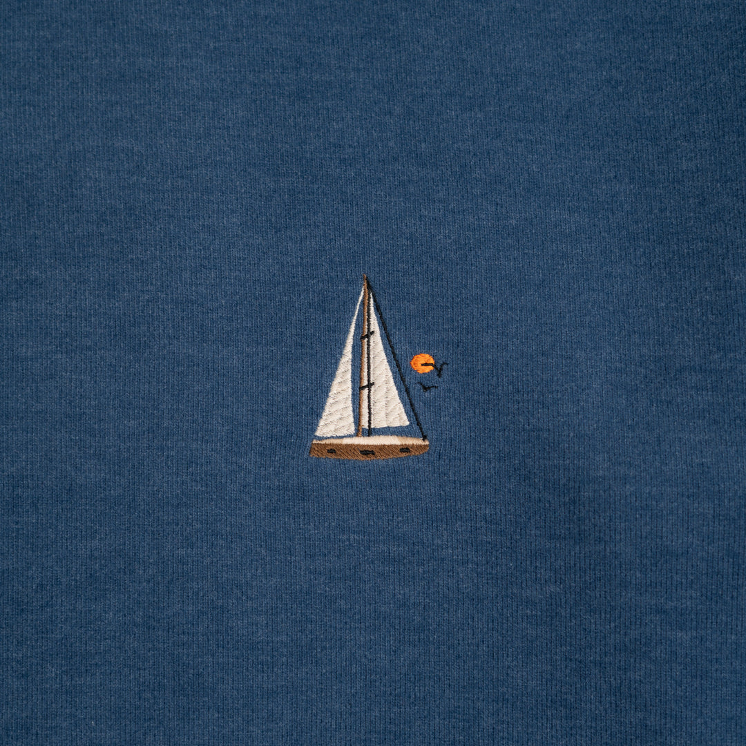 Boat Life Sweatshirt - Indigo Mavi