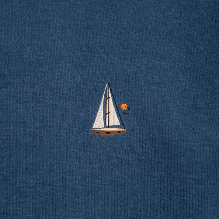 Boat Life Sweatshirt - Indigo Mavi
