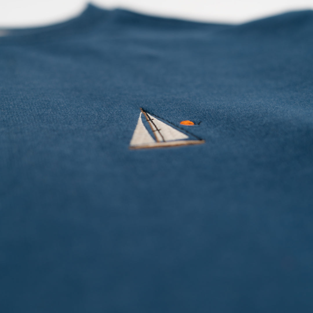 Boat Life Sweatshirt - Indigo Mavi